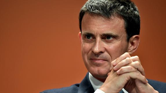 El ex primer ministro francés Manuel Valls. 