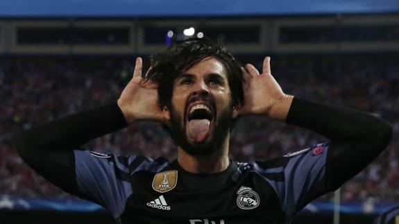 Isco, en un partido de esta temporada. 