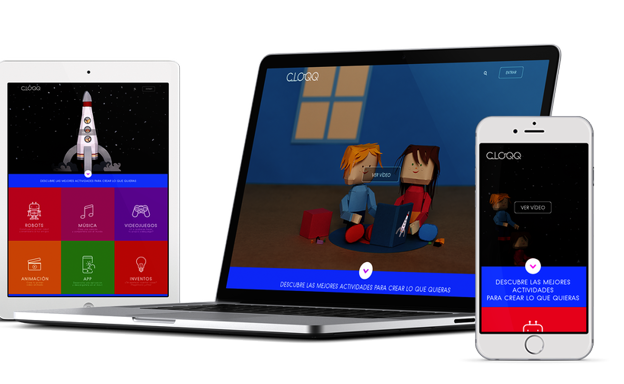 La plataforma CLOQQ para móviles, ordenadores y tablets.