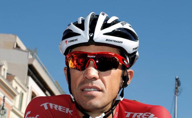 Alberto Contador, líder del Trek. 