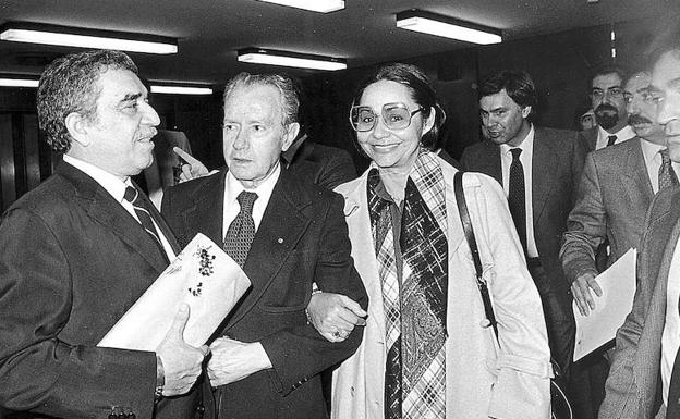 García Márquez y Juan Rulfo, en una imagen de archivo. 