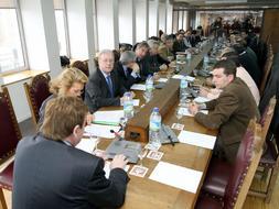 Reunión de la Interprofesional de esta mañana. / DÍAZ URIEL