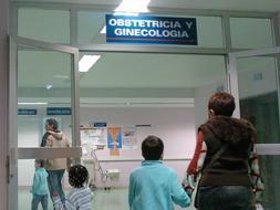 Una de las zonas del servicio de ginecología del San Pedro. /L.R.