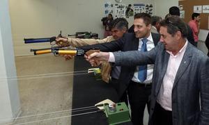 El Club Rey Pastor crea una galería de tiro en el centro de Logroño