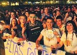 El concierto de Celtas Cortos el día de San Mateo fue el que mayor afluencia registró, según el Ayuntamiento. ::
JONATHAN HERREROS