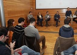 Luena en el debate organizado por Juventudes Socialistas. /DÍAZ URIEL