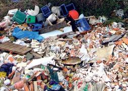 Vertedero incontrolado en El Cortijo. ::                         MIGUEL HERREROS