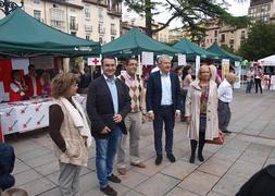 Emilio del Río y Javier Merino que han participado en los actos.