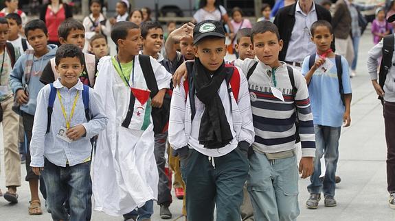 Imagen de los niños que llegaron a La Rioja el año pasado