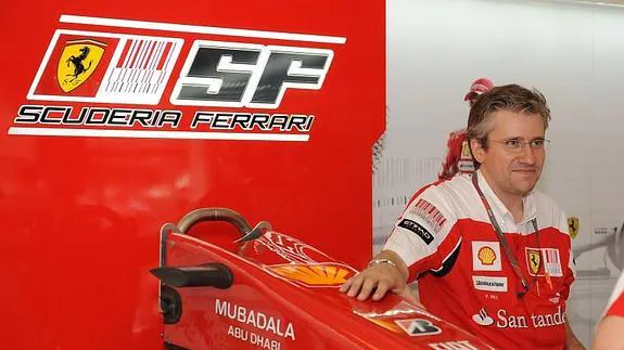 El director de Ingeniería de Ferrari, Pat Fry. 