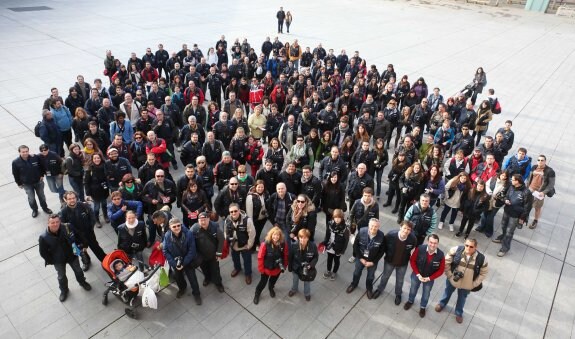 Participantes en el Maratón Fotográfico Ciudad de Logroño del año pasado.
