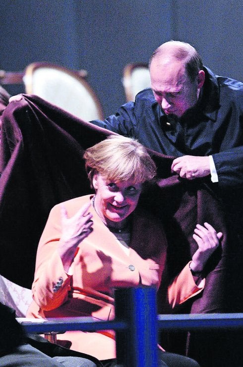 Putin y Merkel, en la cumbre del G-20 en San Petersburgo. 