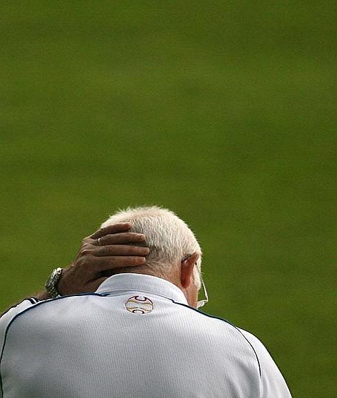 Luis Aragonés, durante el Mundial del 2006.