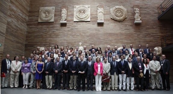 Última reunión de los directores del Instituto Cervantes, celebrada el año pasado en Mérida. 