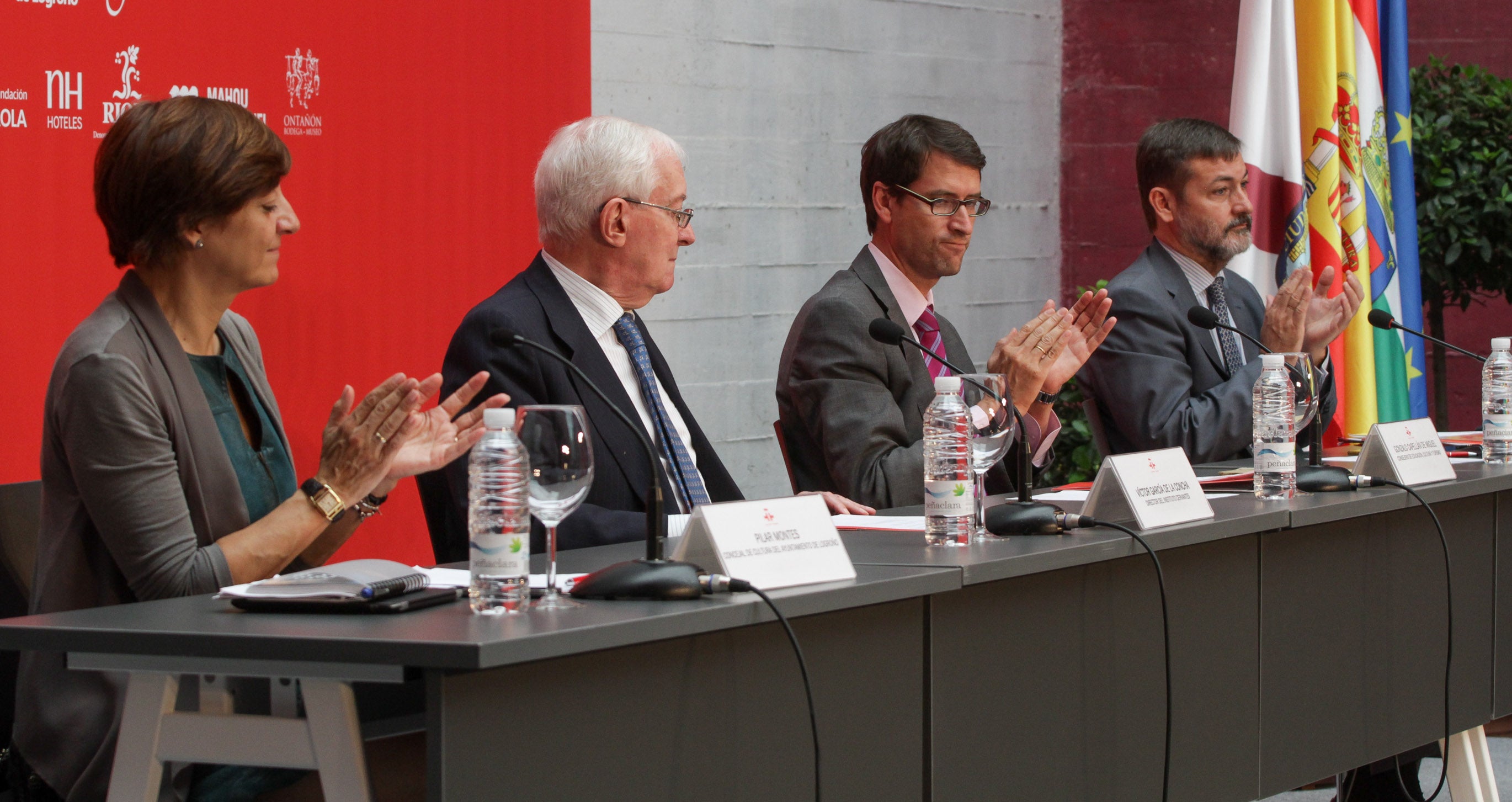 Pilar Montes, Víctor García de la Concha, Gonzalo Capellán y Rafael Rodríguez-Ponga./