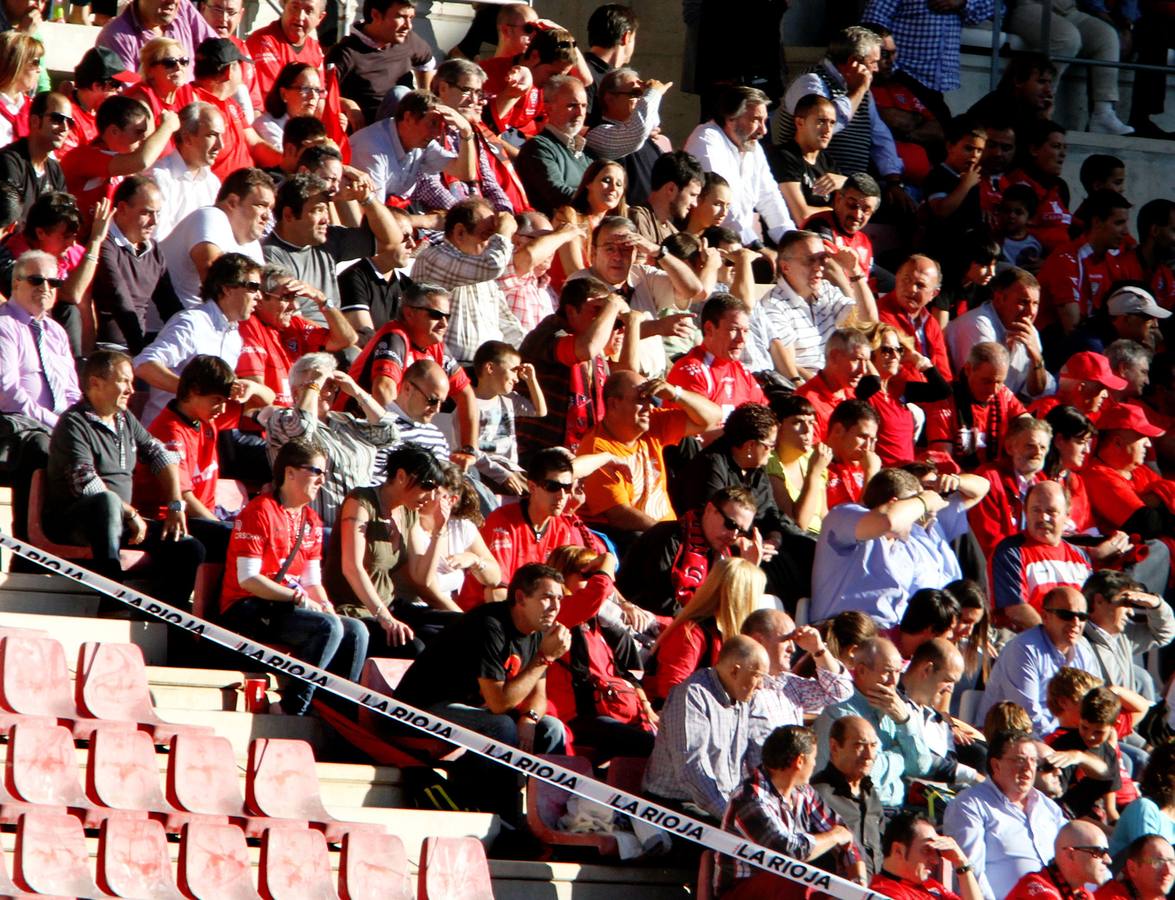 La afición de Miranda, en Las Gaunas