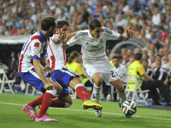 Di María, en el último partido que el argentino jugó con la camiseta del Real Madrid.
