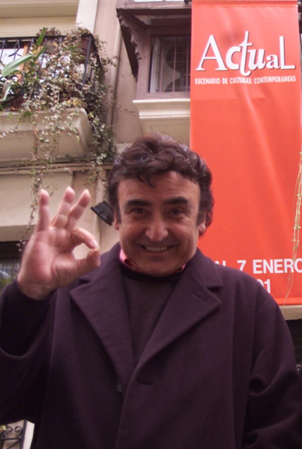 Peret, en Logroño para actuar en Actual 2001.