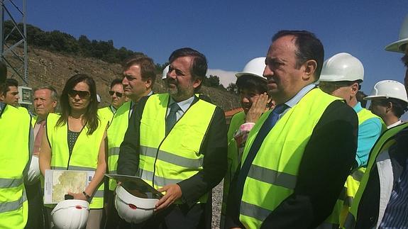 Las obras de la presa de Enciso estarán al 70% a finales de año