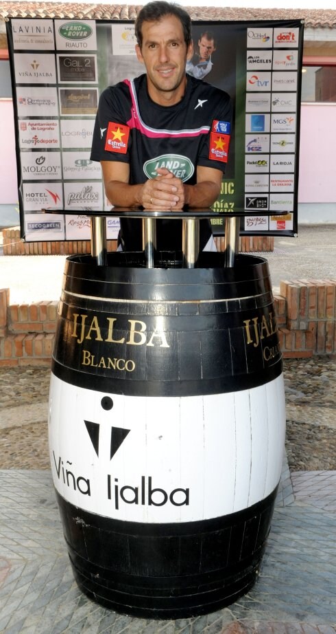 Juan Martín Díaz, en Bodegas Viña Ijalba. 