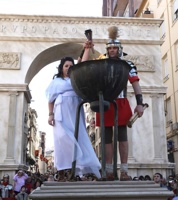 Calahorra revive su pasado romano durante la Semana Santa. 