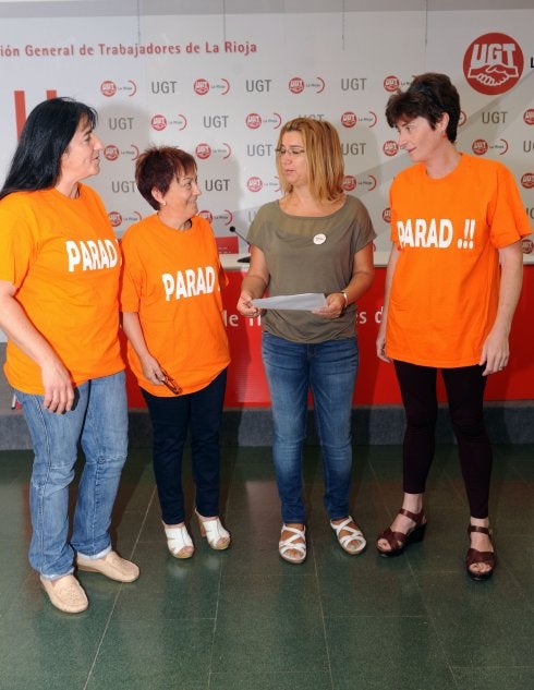 Representantes de UGT. 