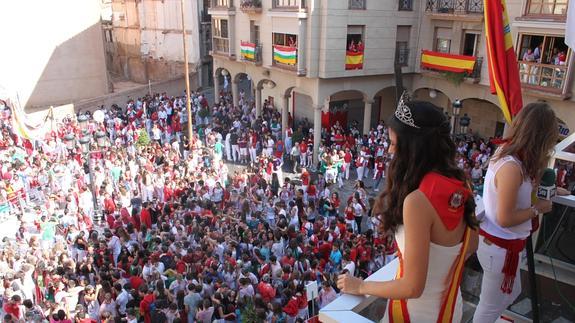 La bomba abre las fiestas de Arnedo