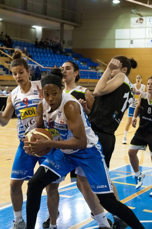 Lanedra Brown, en un partido con el Cadí ilerdense.