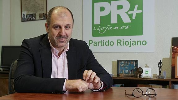 El presidente del Partido Riojano, Miguel González de Legarra. 