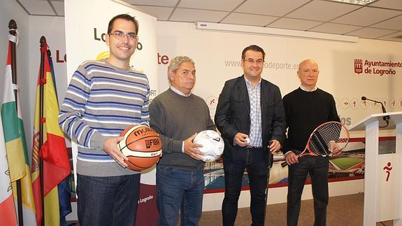 Unos mil deportistas aficionados participarán en los torneos de Logroño Deporte