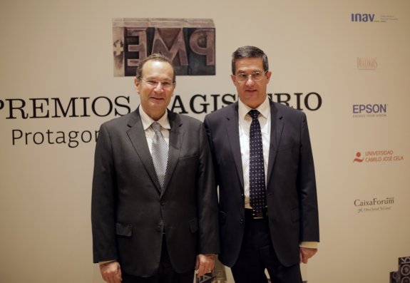 José María Vázquez y Miguel Arrufat, en una imagen de archivo. 