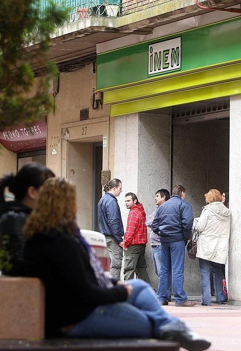 Imagen de archivo de la oficina de Empleo en Logroño. 