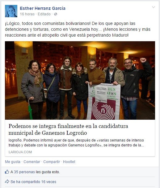 «¡Lógico, todos son comunistas bolivarianos!...»