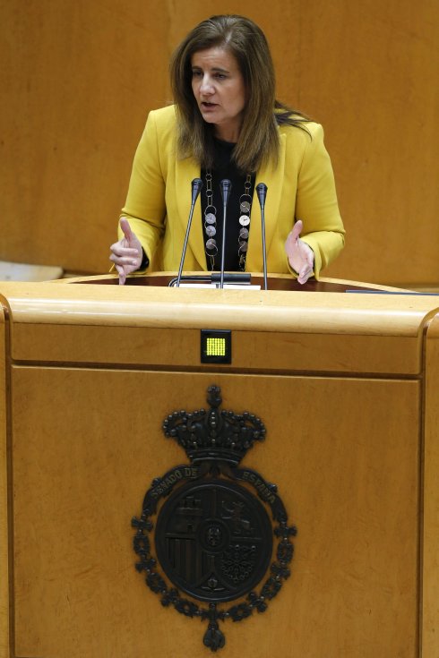 La ministra de Empleo y Seguridad Social, Fatima Báñez. 