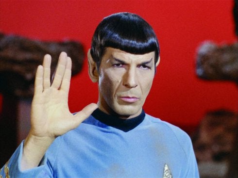 Leonard Nimoy,
el doctor Spock,
durante un capítulo
de la serie. :: r. c.