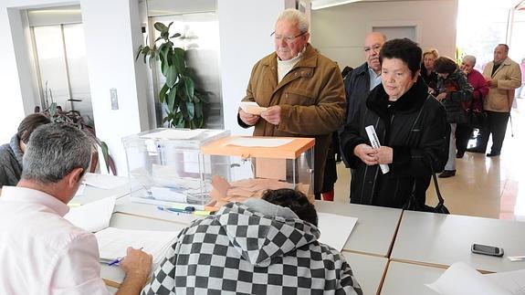 Las mesas electorales de las cabeceras de comarca