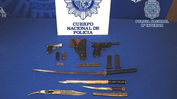 Detenidos dos hermanos en Logroño por tenencia ilícita de armas