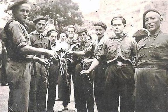 Quintos de Valgañón           en 1941