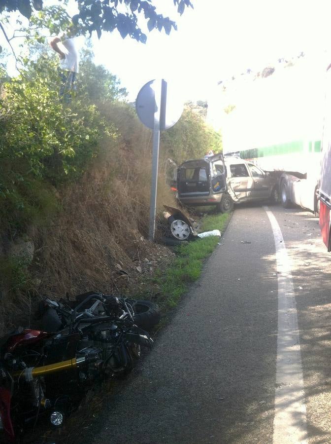 Herido grave un motorista en un accidente en Panzares