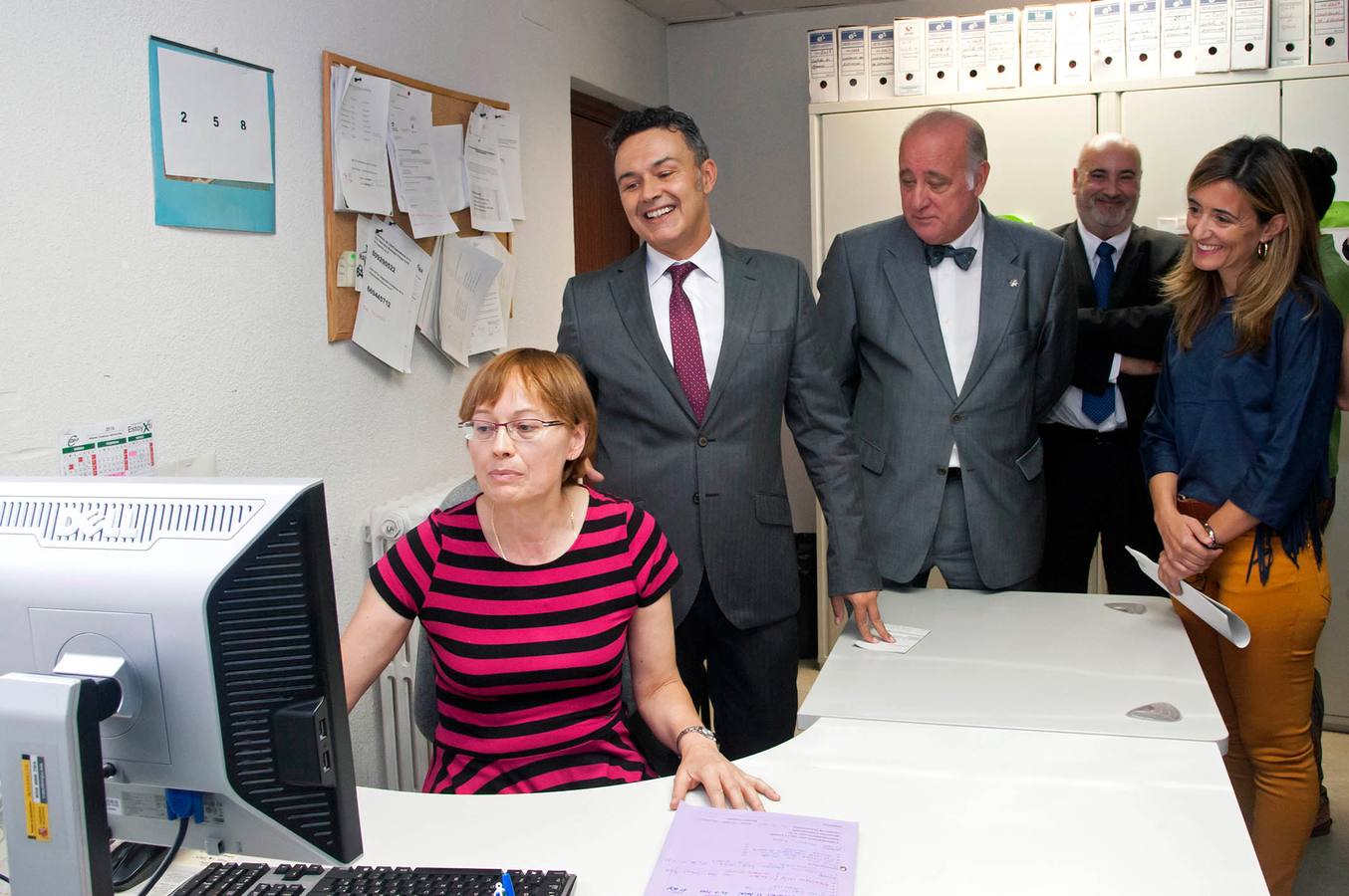 Visita del consejero a la Fiscalía de Menores. 