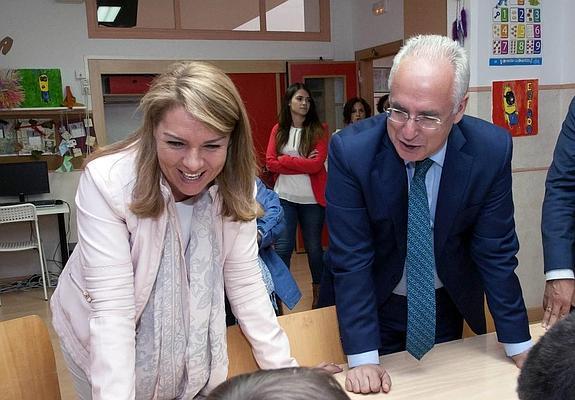 Ceniceros ha visitado La Cometa con Susana Camarero. 