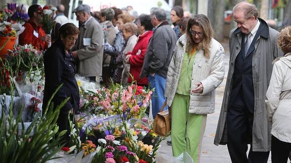 Mercado de las flores en una edición anterior. 