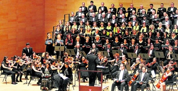 El Coro y la Orquesta Sinfónica de La Rioja