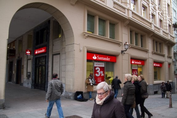 Banco Santander cerrará tres oficinas de La Rioja, todas ellas en Logroño