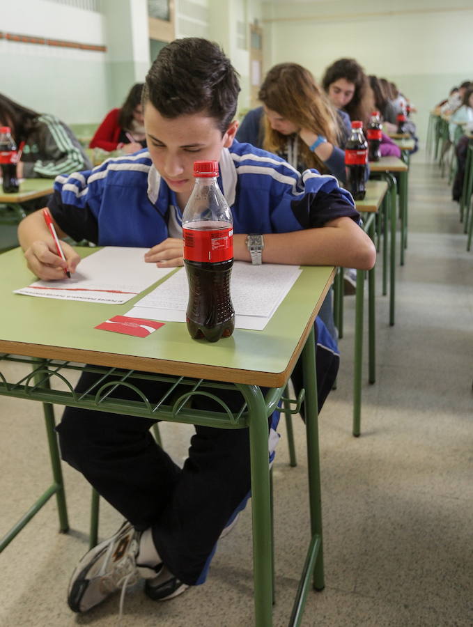 Concurso de redacción de Coca-Cola de una edición anterior. 