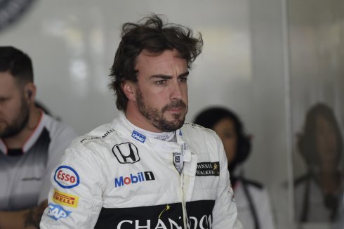 Fernando Alonso, ayer. :: afp
