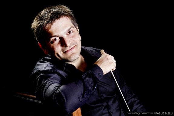 El director y concertista Diego Naser. 