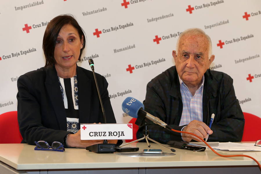 Isabel Manzano y Fernando Reinares durante la rueda informativa