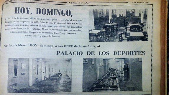 El primer Palacio de los Deportes de La Rioja