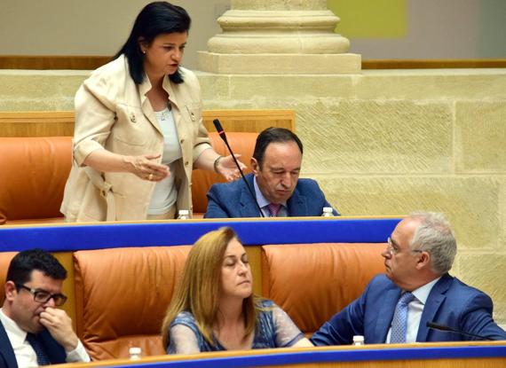 Begoña Martínez Arregui, en una exposición pública anterior. 